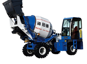 海田重工全自动上料搅拌车多少钱一辆？