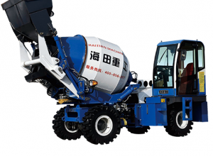 两轮转向自动上料搅拌车