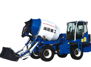 海田式自上料搅拌车有多大容量？
