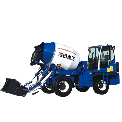海田重工全自动上料搅拌车质量怎么样？(图1)