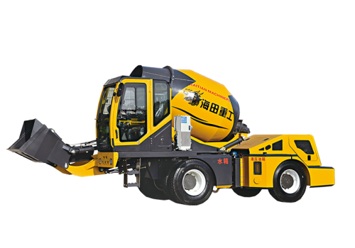 全自动上料搅拌车多少钱一辆？(图1)